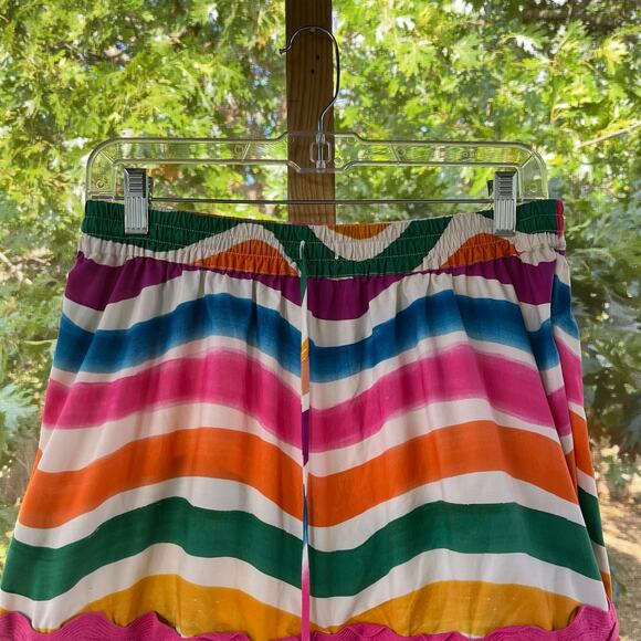 Farm Rio Women's Dancing Stripe Maxi Skirt Size M - Picture 3 of 9